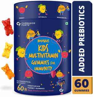 CARBAMIDE FORTE Multivitamin Gummies For Kids with Superfoods & Prebiotics for Kids & Adults