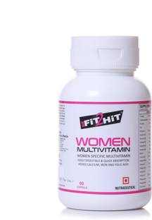 BEFIT2HIT Women's Multivitamin Capsules With MultiVitamins, Minerals, Pre & Probiotics