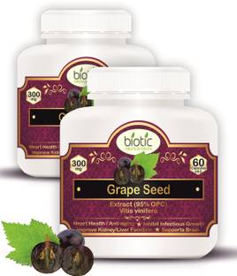 biotic Grape Seed Extract with 95% OPC, 300mg - 120 Capsules