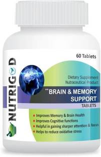 NUTRIGOD Ayurvedic Brain and memory tablets brain booster supplements