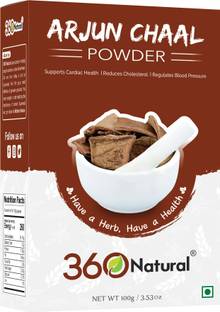 360 Natural Arjun ki Chaal Powder, Arjuna Bark, Arjun Chal Tree Chhal