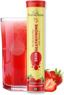 NutraChoice Glutathione Skin Glow Effervescent Tablet 500mg for Glowing Skin