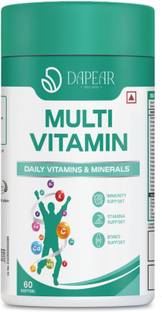 Dapear Multivitamin Capsules For Men And Women For Immunity ,Stamina And Bones Support