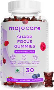 Mojocare Sharp Focus Gummies with Brahmi, Moringa & Colostrum