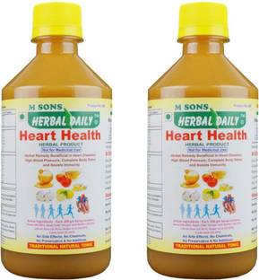 M SONS Herbal daily Heart Health Pack 1 for Blockages and Cholesterol