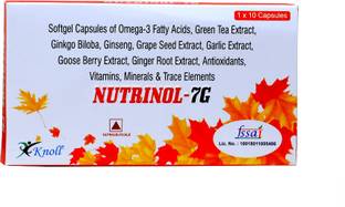 Knoll Nutrinol 7G Multivitamin Omega 3 Vitamin D3 K2 for hair Joint Health