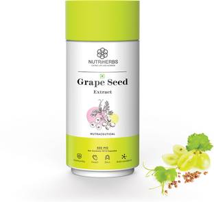Nutriherbs Grape Seed Extract Capsules | for Healthy Skin , Digestion & Cholesterol Level