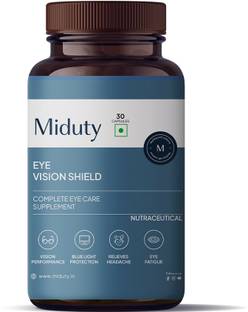 Miduty Palak Notes Eye Vision Shield Supplement for Vision Blue Light Strengthen Muscle