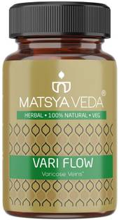 MATSYA VEDA Vari Flow, Ayurvedic Capsules For Varicose Veins, Spider Veins