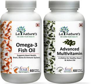 La Natures Omega Gold 1000mg and Multivit Health for men & women