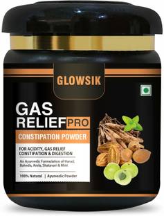 GLOWSIK Gas Relief Pro Powder for Gas Relief, Acidity Relief Ayurvedic Health care