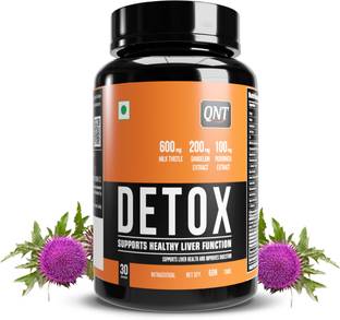 QNT Detox, 30 Tabs, Milk Thistle, Dandelion Extract, Supports Liver Health