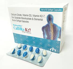 MEDMYNDRZPHARMA MedmynDRz CalDRz-K27 Softgel capsules