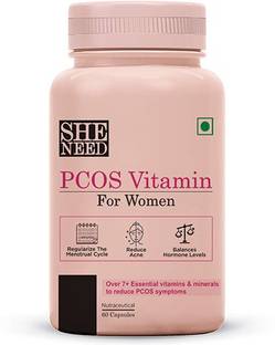 SheNeed PCOS Vitamin for Women for Acne, Facial Hair, Insulin Resistance