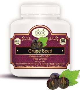 biotic Grape Seed Extract with 95% OPC, 300mg - 60 Capsules
