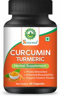 Srishma Curcumin Turmeric Herbal Supplement for Natural Antioxidant