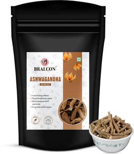 BRALCON Raw Ashwagandha Root - 100g | Indian Ginseng Ayurvedic Sticks for boost immunity
