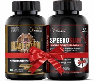 Black Python Mysha NutritionBlack Python & SpeedoSlim | Hard Core Fat Burner Stack For Female