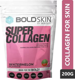 BOLDFIT Collagen Powder For Skin Nails Joints Supplement For Women & Men With Biotin
