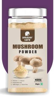 Amazer Care Mushroom Powder For Eating/Drink,Immunity Booster,Vegan Protein,Weight Control