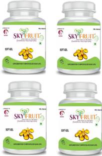 Sky fruit SOFTGEL FOR DIABETES (100% PURE OIL EXTRACT) 60 X 500mg PACK OF 4 JAR