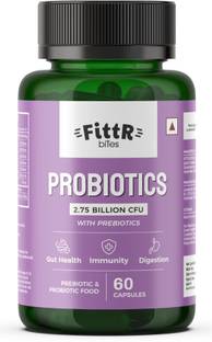 fittr bites Pre and Probiotics Supplement, Supports Digestion, For Men and Women