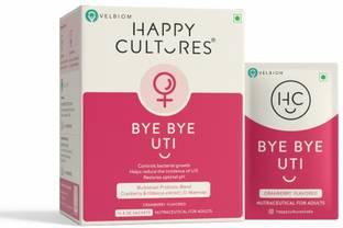 Velbiom Bye Bye UTI ,D-Mannose,Hibiscus Cranberry� & Probiotics
