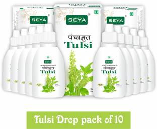 seya Panchamrit Tulsi Ark Drop for Happy to Health pack of 10