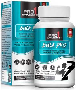 Pro1 Supplements Bulk Pro Mass Gainer and Body Building Gym Supplements-60N