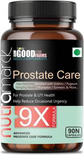 NUTRAMARCK Prostate Care 9X Capsules | Supports Prostate Health & Urinary Function