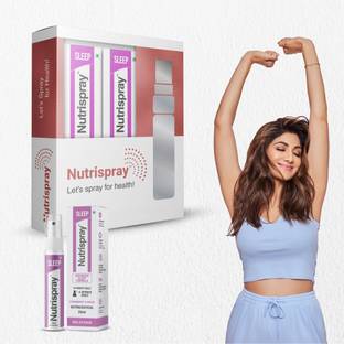 Nutrispray Melatonin Sleep Mouth Spray for Better and Relaxed Sleep. Stress Free Sleep
