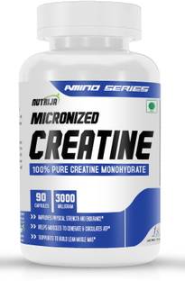 NutriJa Creatine Monohydrate 3000mg Capsules | Improves physical strength & endurance -