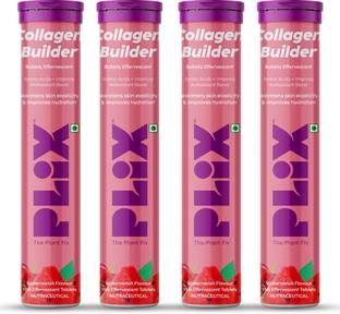 The Plant Fix Plix Collagen Builder Effervescent For Improved Skin Elasticity & Anti-Ageing