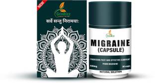 grinbizz Migraine Capsule Natural Herbs Helpful in Migraine Headache & Mind Stress
