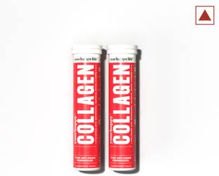 YourHappyLife Collagen Fizz I Collagen Booster, Hyaluronic Acid, Biotin I Clear & Glowing