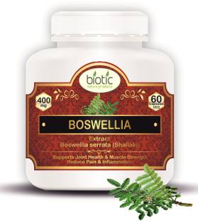 biotic Boswellia Serrata Capsules (Shallaki) Extract 400mg - 60 Capsules