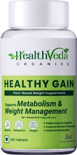 Health Veda Organics Healthy Gain Supplement for Support Metabolism, Improve Appetite & Weight Gain