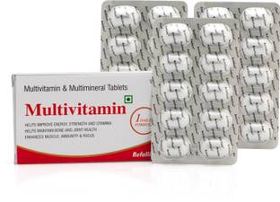 Refollium Multivitamin & Multimineral for Immunity, Strong Bones & Energy for Men & Women