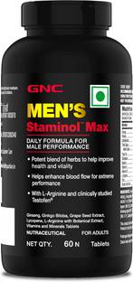 GNC Men's Staminol Max|Supports Energy, Stamina & Wellness|