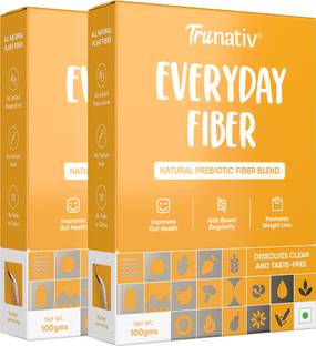 TruNativ Everyday Fiber, Bloating,Gas,Constipation & Acidity Relief, Unflavoured