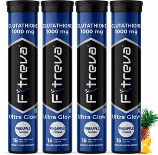 Fitreva Glutathione 1000 mg 60 Effervescent Tablets - Pineapple Flavor