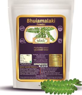 biotic Bhuiamlaki Powder ( Bhumi Amla Powder ) - 100 g