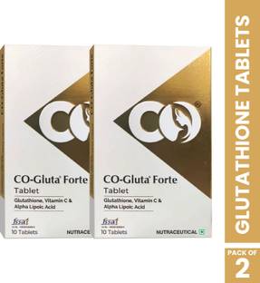 CO Luxury Glutathione Tablet Enriched with Vitamin C|Skin Whitening & Brightening