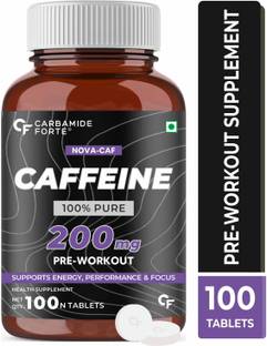 CARBAMIDE FORTE Caffeine Tablets 200mg | Pre Workout Supplements for Men & Women