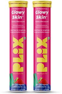 The Plant Fix Plix Glutathione Skin Glow Effervescent Tablet 500mg for Clear & Youthful Skin