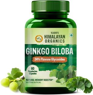 Vlado's Himalayan Organics Ginkgo Biloba for Healthy Brain Functions - 500mg