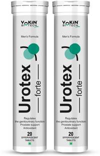 Vokin Biotech Urotex Forte Testosterone Booster for Mens Effervescent Water Soluble