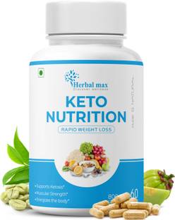 Herbal max Keto Nutrition Rapid Weight Loss for Weight Management - 60 Capsules (Pack of 1)