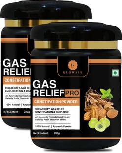 G GLOWSIK Gas Relief Pro Powder for Gas Relief, Acidity Relief Ayurvedic Health care