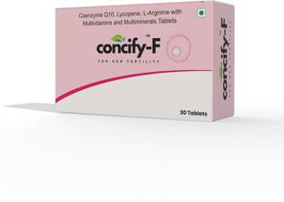 Concify F | Fertility Supplement | Multivitamin and Multiminerals Tablets for Female